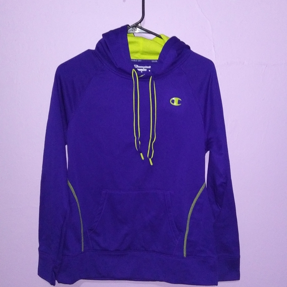 Champion Tops | Champion Bluebright Yellow Hoodie | Color: Blue/Yellow | Size: S | Punkergirl90's Closet